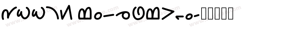 REEJZ BoldGBV10字体转换